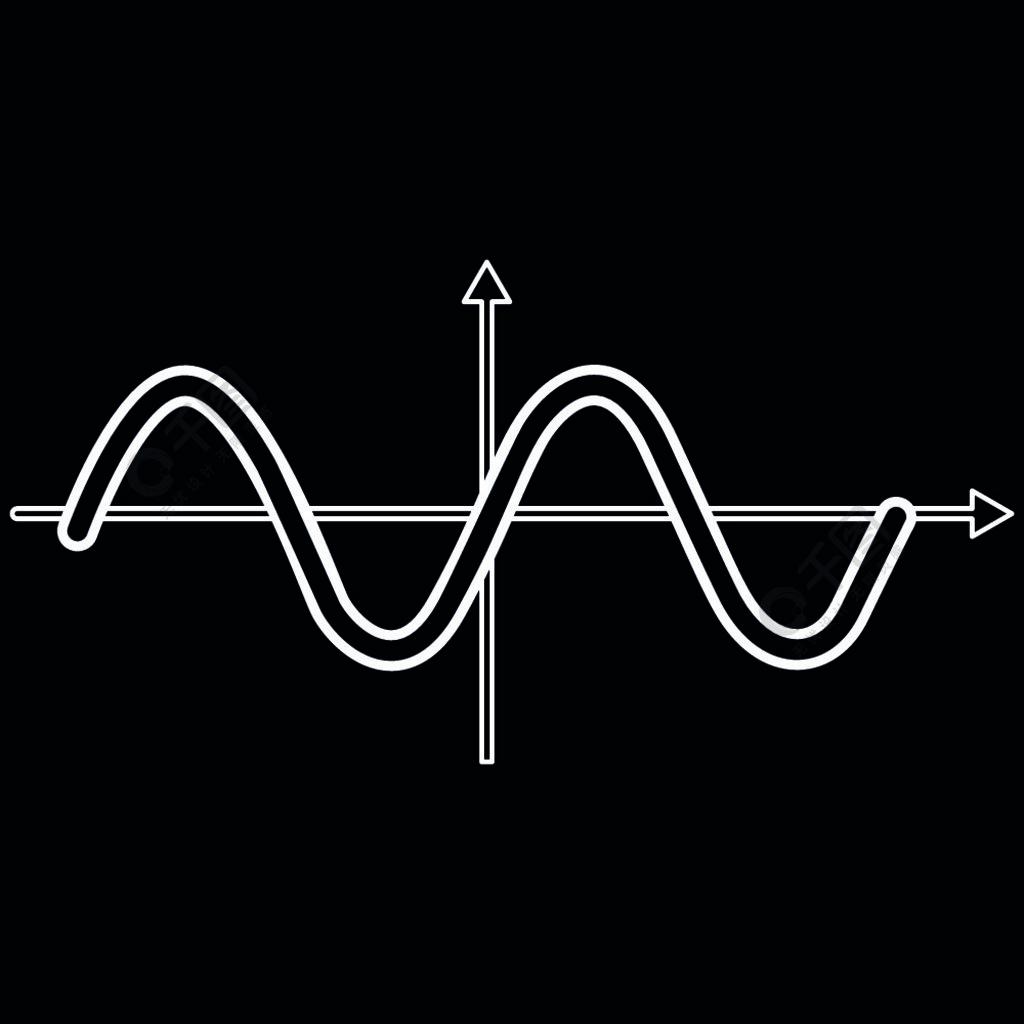 正弦波图标