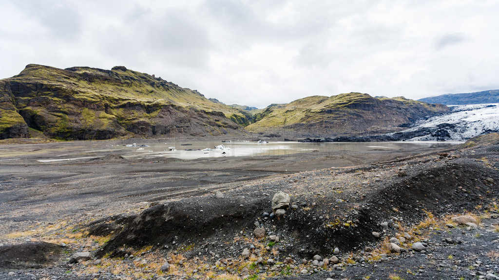 ǰ-9 ڱϺ Katla ʹ԰ Solheimajokull  (Myrdalsjokull ǵϱ) ȫ