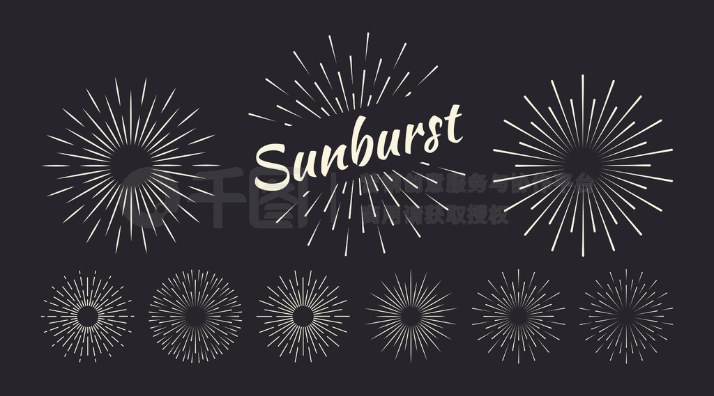 Sunburst ڱʶ־־ǩıϸĽɫ̻ըǡʸƱͼ Sunburst ڱʶ־־ǩıϸĽɫ̻ըǡʸƱͼ