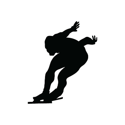 滑冰美术字图片
