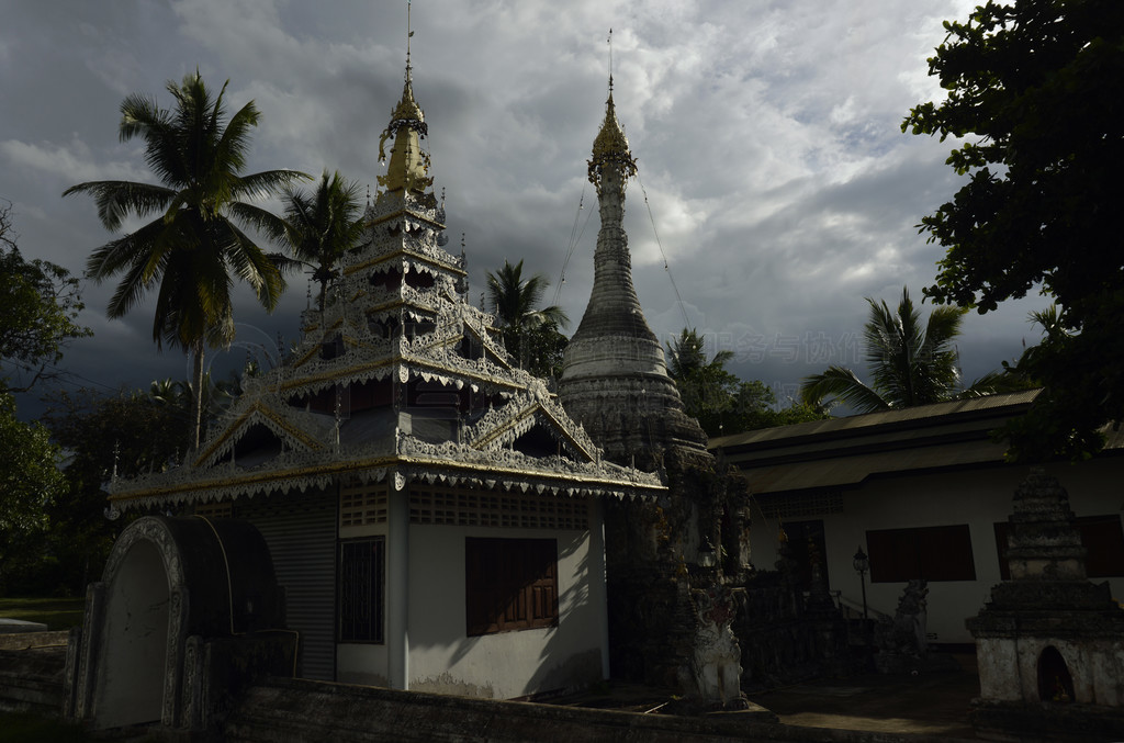 Wat Jong Kham  Jong Klang λ̩ Mae Hong Son  Mae Hong Son 塣