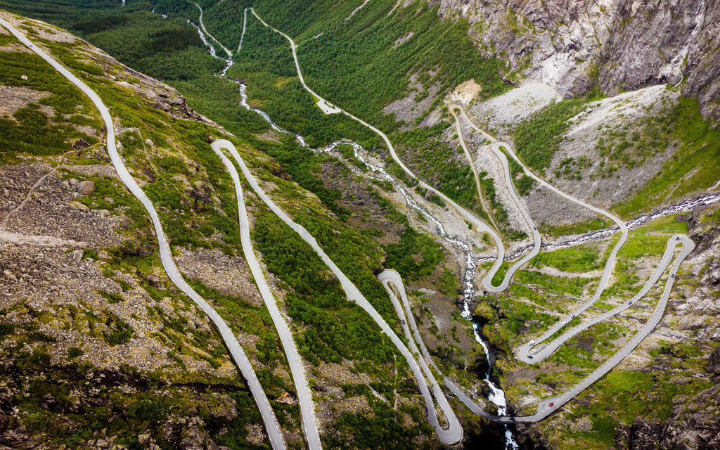 ͼTrolls Path Trollstigen  Trollstigveien Ųŷѷ羰ɽ··ߡŲ޶˹ٸɽ·