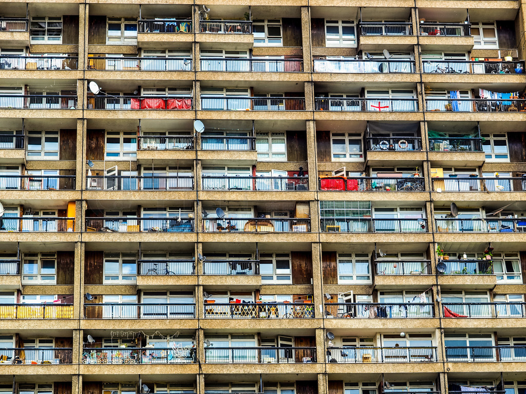 Trellick ׶ HDR߶̬Χ HDR Trellick Tower ־ԵʮҰɽ