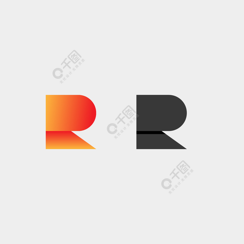 字母r会标简单矢量标志设计字母r会标简单矢量徽标模板