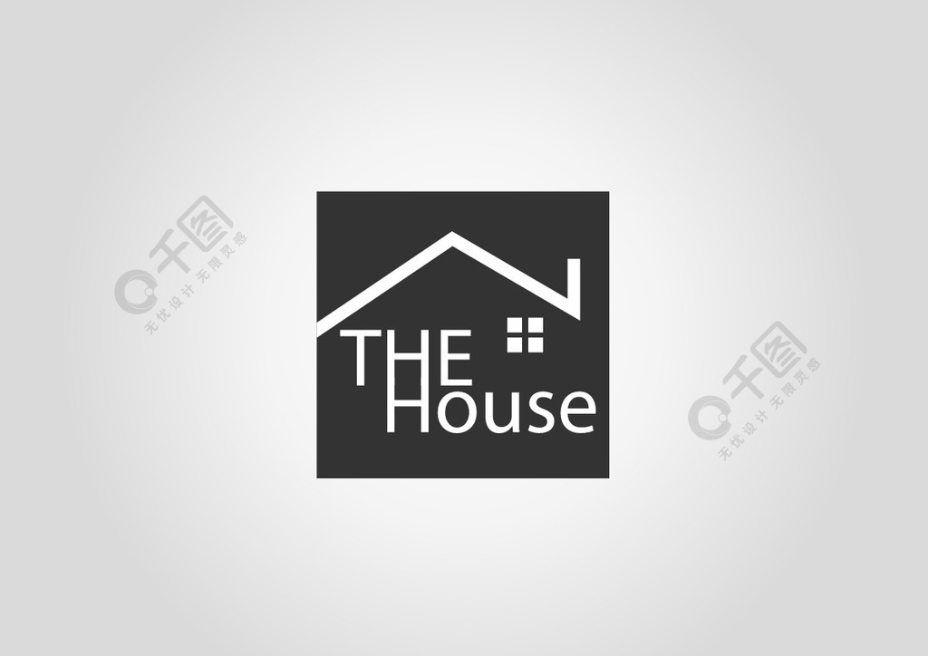 房地产矢量logo设计模板房子抽象概念图标