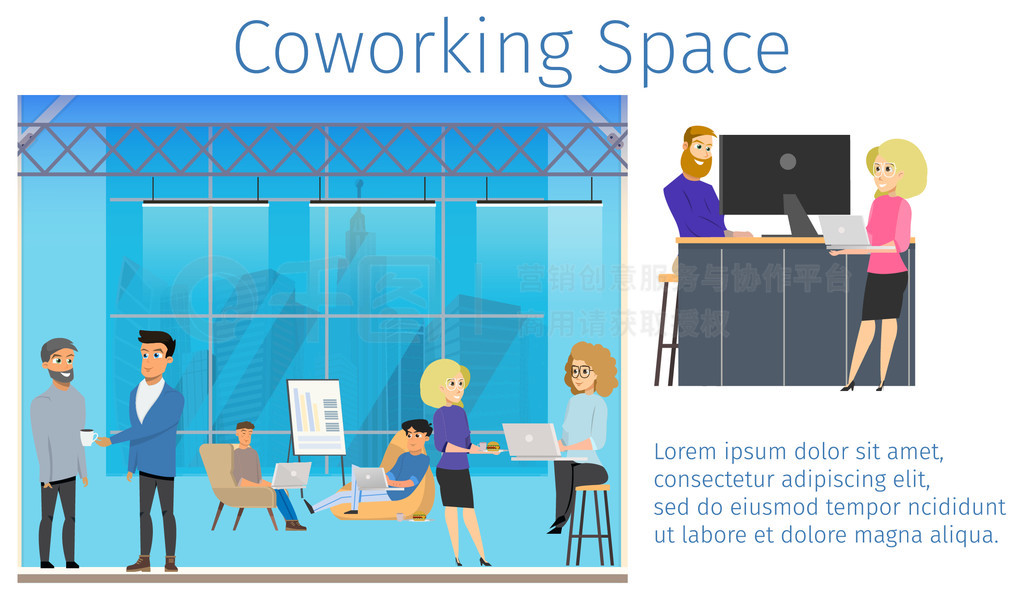 Coworking Studio еְҵ顣ڹ΢ЦԸŶͨʼǱԹ̸ڿſռ俪ᡣƽ濨ͨʸͼ Coworking Studio еְ