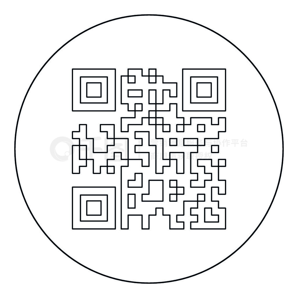 QR ͼɫԲλԲʸͼ