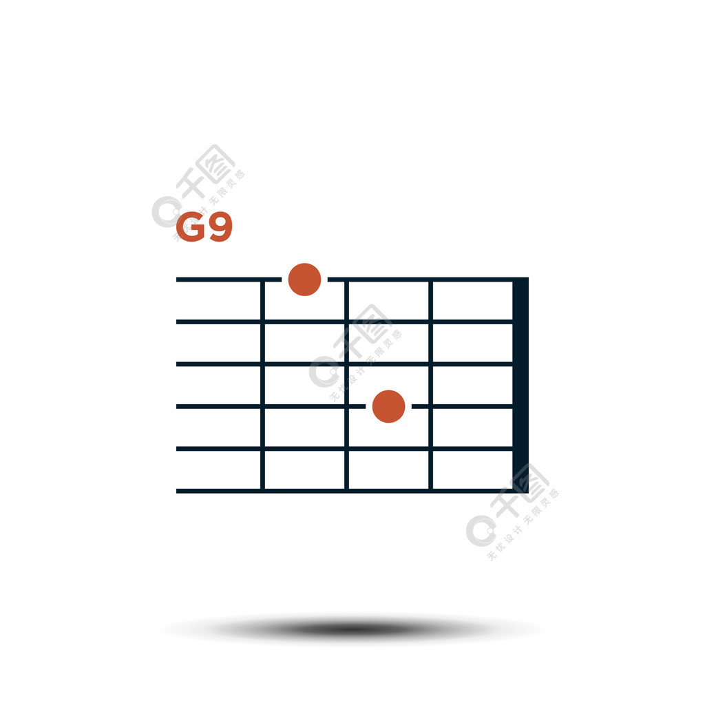 吉他G9和弦怎么按图片