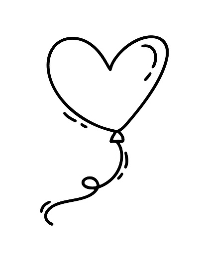 115卡通浪漫热气球空中婚礼卡通插画2511577透明气球矢量雪花发光的
