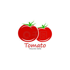 矢量图西红柿图标细圆设计矢量图涂鸦孤立在白色背景上的番茄