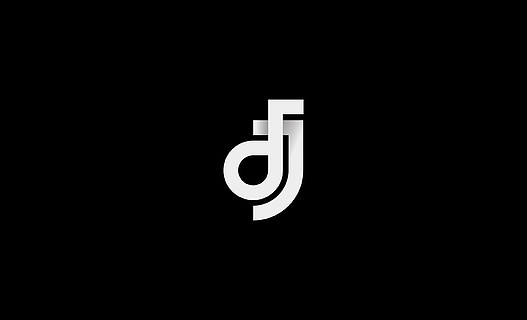 字母 dj 会标标志设计矢量图d字母logo图片字母字体模板