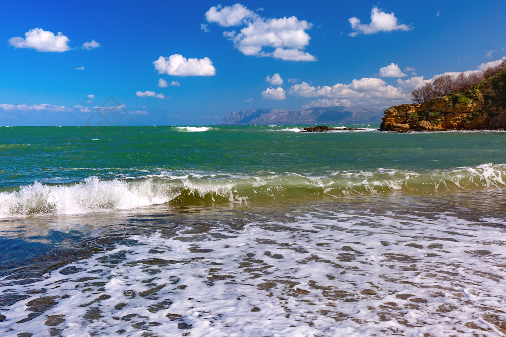 西西里岛海滩图片