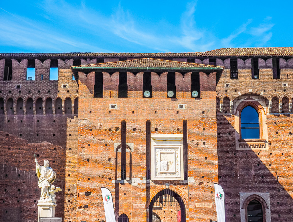 Castello Sforzesco  HDR߶̬Χ HDR Castello Sforzesco Ϊ˹Ǳ