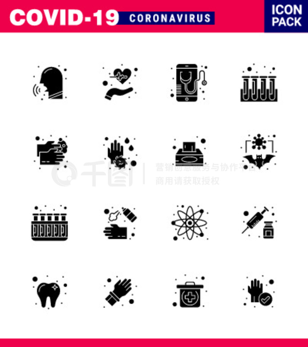 25Coronavirus Emergency Iconset Blue DesignԡѪҺߡҽòCoronavirus 2019-novԪ