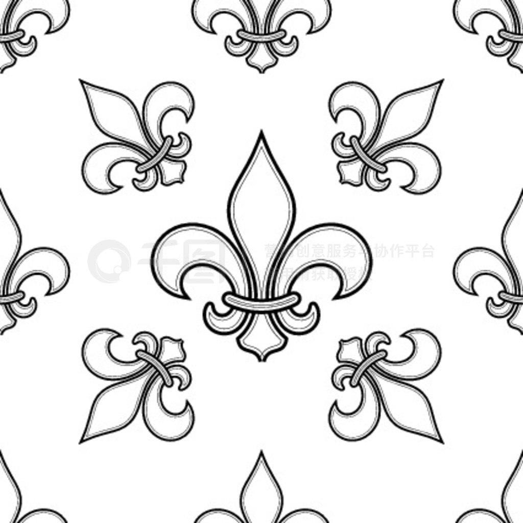 Fleur De Lis ޷ͼFleur-De-Lys  Flower-De-Luceװηİٺʸͼ