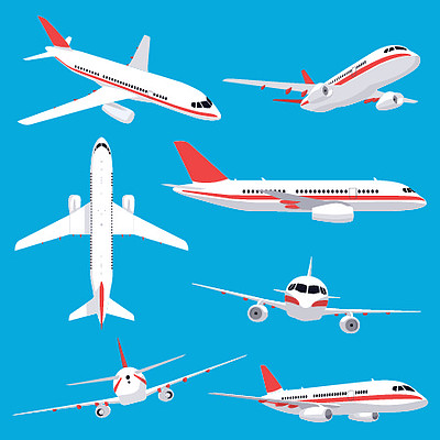 飛機航空,旅行噴氣機,機翼飛行運輸.飛機運輸.