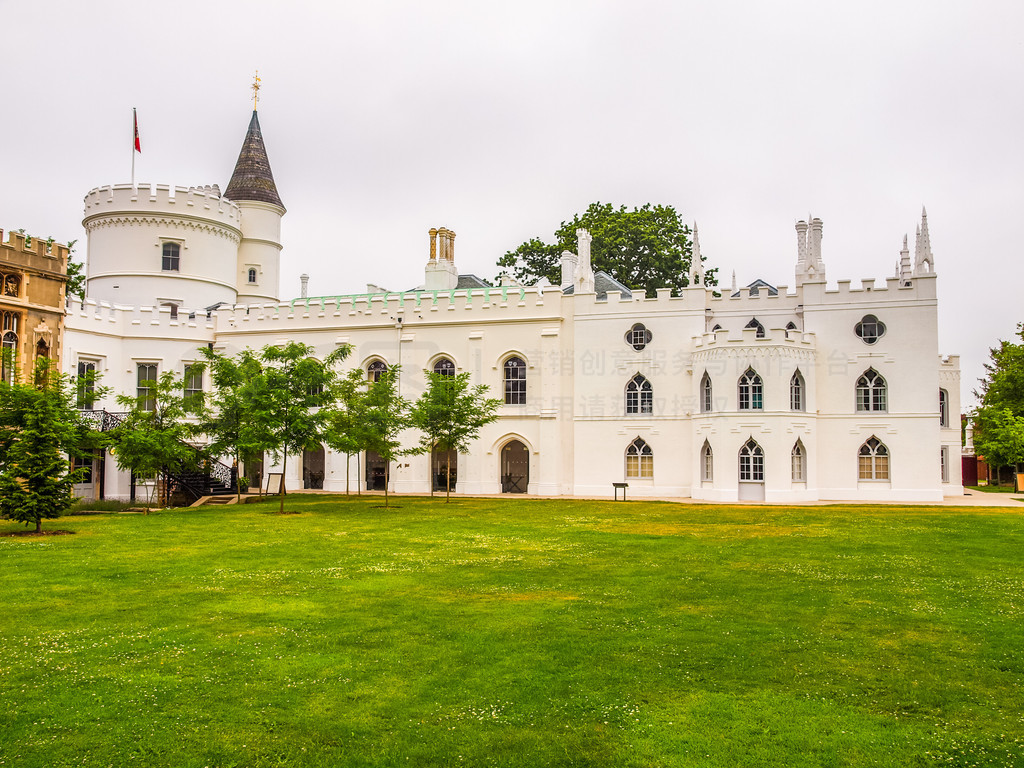 ݮɽ HDR߶̬Χ HDR Horace Walpole Strawberry Hill 1749 ׶ķĸʽ