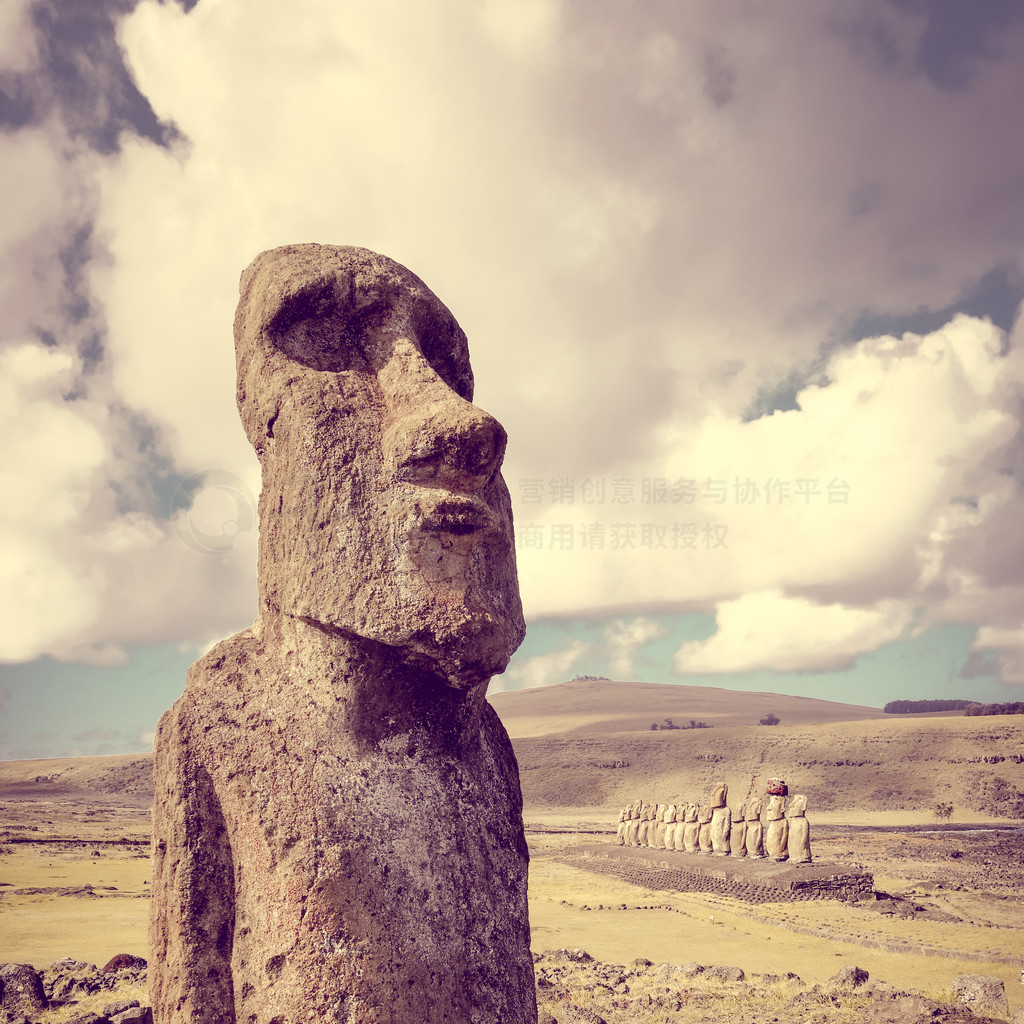 Moai ahu Tongarikiڵ