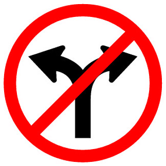 牌交通警示牌标识76443234禁止左转或禁止右转标志1342957道路禁止