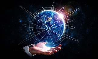 以创新感<i>知</i>链接覆盖地球的全球网络连接。国际贸易和数字投资的概念、5G 全球无线连接和物联网的未来.. 覆盖地球的全球网络连接与创新感<i>知</i>的链接