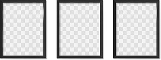 黑色相框。画廊墙上有阴影的空现代简单图像边框。孤立的图片框架设计矢量逼真的 3D 模板。具有透明位置的矩形形状对<i>象</i>。黑色相框。画廊墙上有阴影的空现代简单图像边框。孤立的图片框架设计矢量逼真的 3D 模
