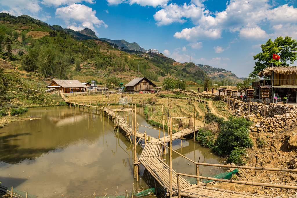 越南村庄图片