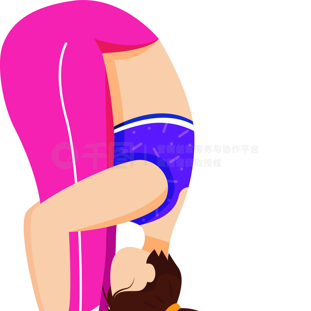 Uttanasana ƽʸͼվǰ䡣ŷɫɫ˶İŮ٤ơɫϵĹͨ Uttanasana ƽʸͼ