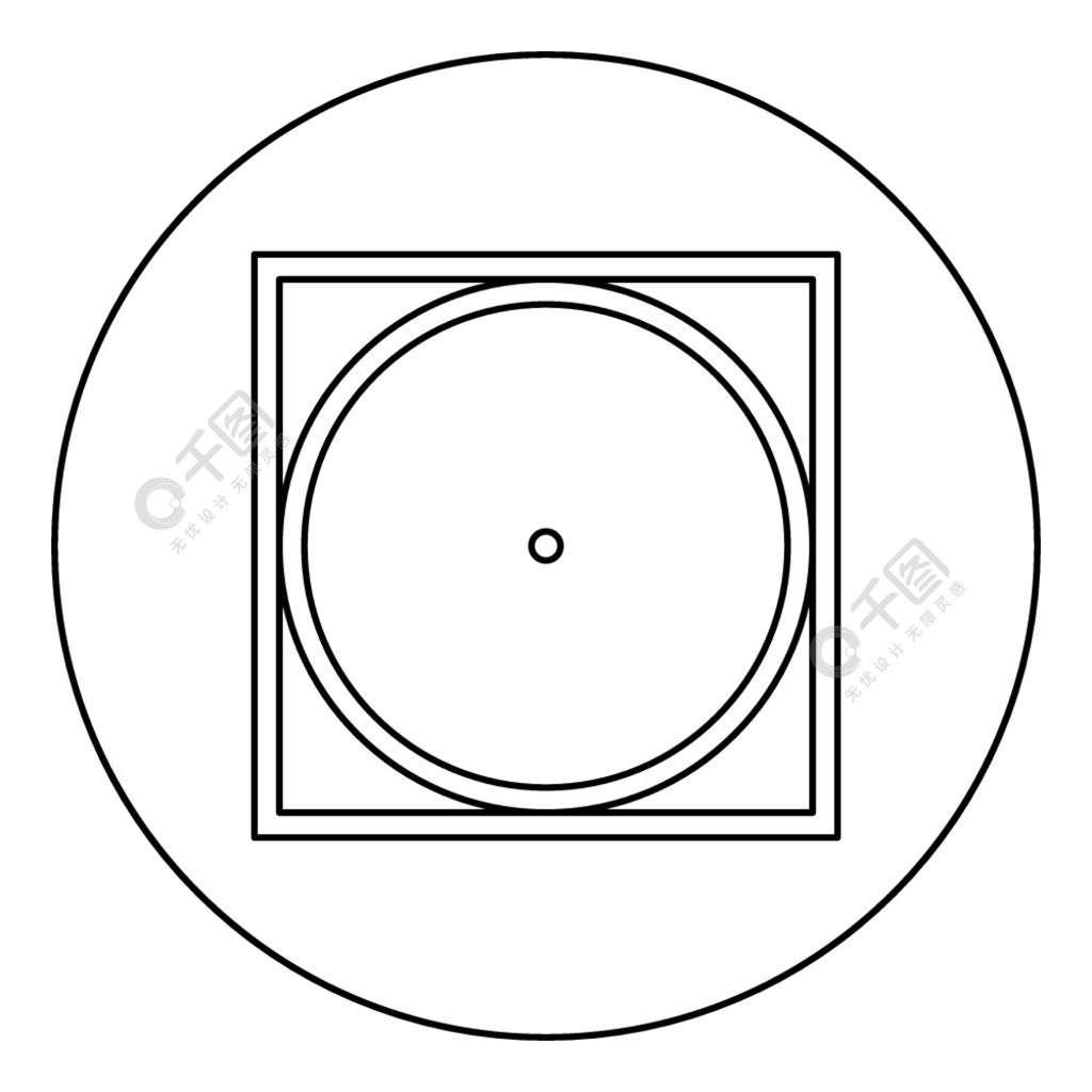滾筒烘乾機精緻模式衣物護理符號洗滌概念洗衣標誌圖標圓形圓形輪廓