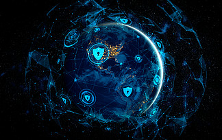 创新认<i>知</i>中的网络安全技术与在线数据保护。全球商业网络服务器用于保护网络信息的数据存储安全技术概念.. 创新感<i>知</i>中的网络安全技术和在线数据保护