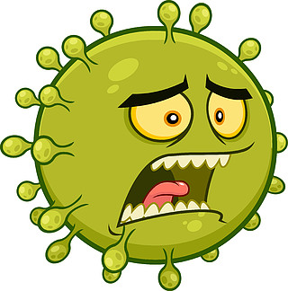 冠状病毒症状卡通图片图片