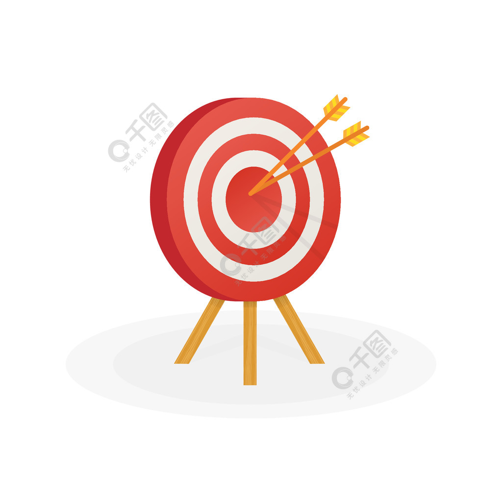 目标与箭头平面图标概念市场目标图片图像概念目标市场受众群体消费者
