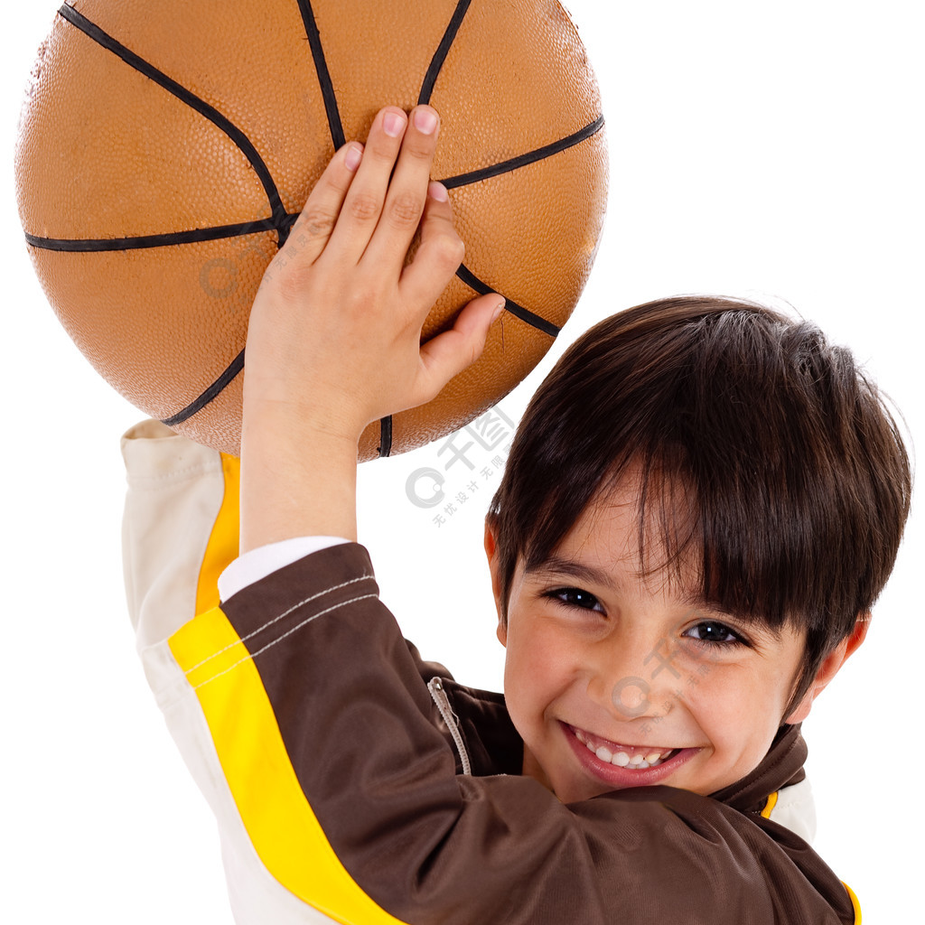 儿童篮球特写图片