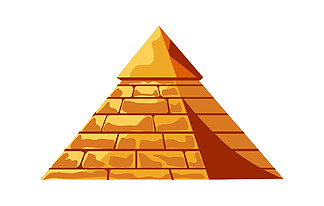由金沙块制成的埃及金字塔, i