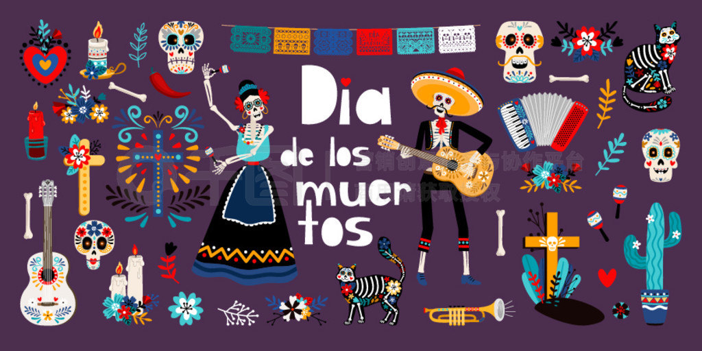 ֮գDia de los muertosƽʸͼīͷǣī紫ͳеáèƣļֽ֮գDia de los muertosƽ