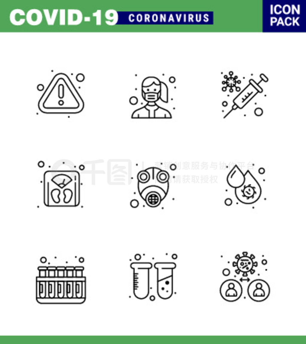 25Coronavirus Emergency Iconset Blue Designвءĥ𡢹ģCoronavirus 2019-nov disease Vector D