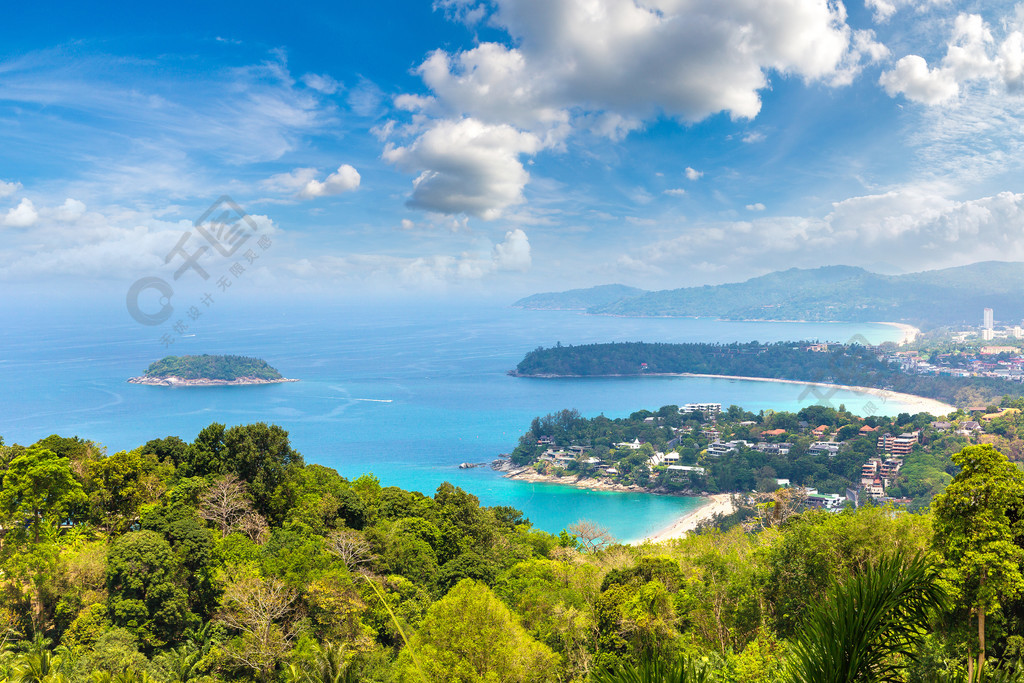 夏日泰國普吉島卡倫觀景點