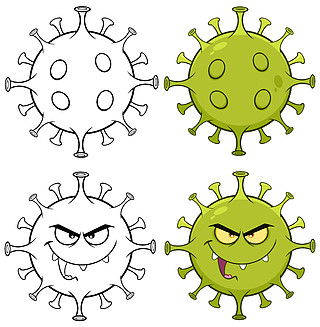 冠状病毒图片卡通可爱图片