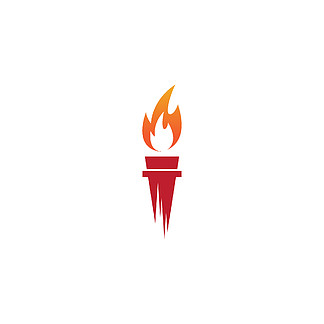 火炬logo图案设计图片