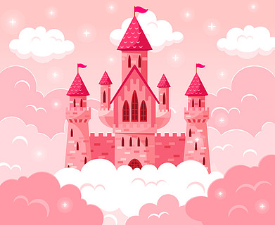 美丽的动画图片城堡图片