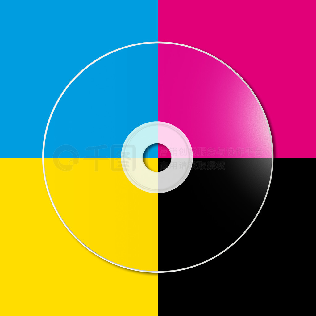 CD - CMYK ԭɫ DVD ӡͼ CMYK CD - DVD