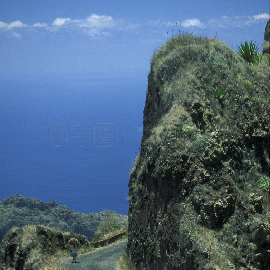 λڷ޴󲮵½ʥյϵ Ribeira Grande 򸽽 Mountairoad.. AFRICA CAPE VERDE SANTO ANTAO