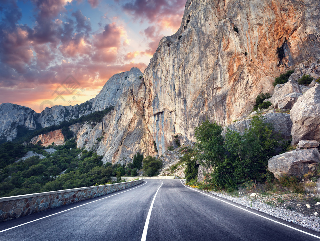 美丽道路风景图片图片