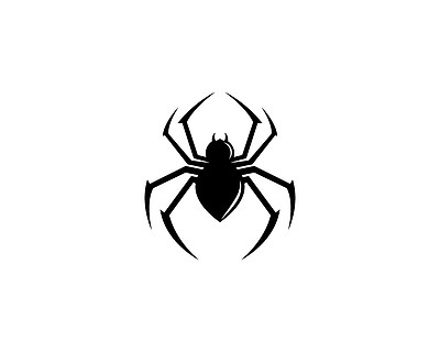 蜘蛛标志图标插画设计