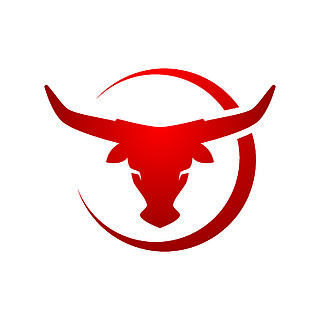 牛头logo创意设计字母图片