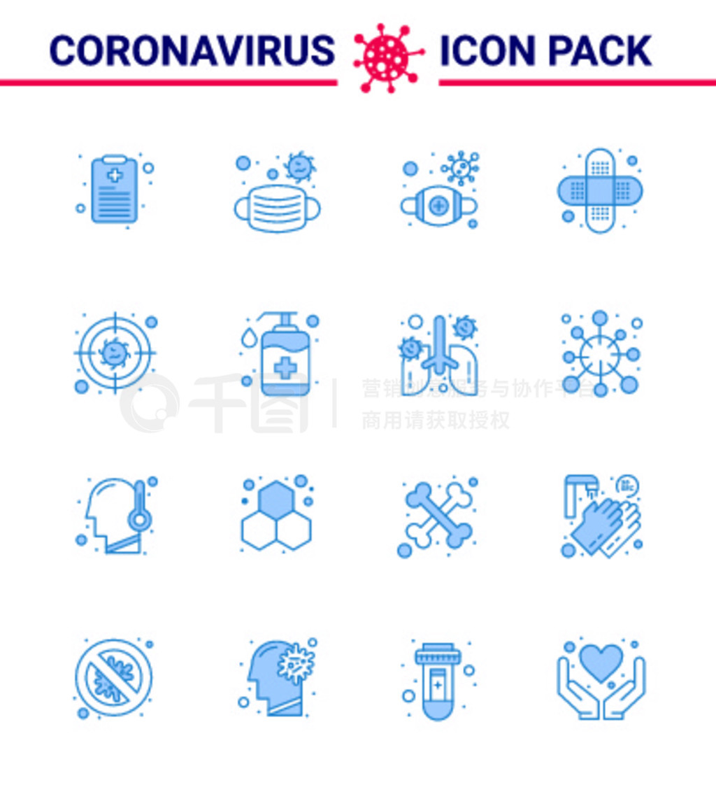 Covid-19CoronaVirus Pendamic 16ɫͼ꼯缲Ŀꡢߡ˺Թ״2019-novýԪ