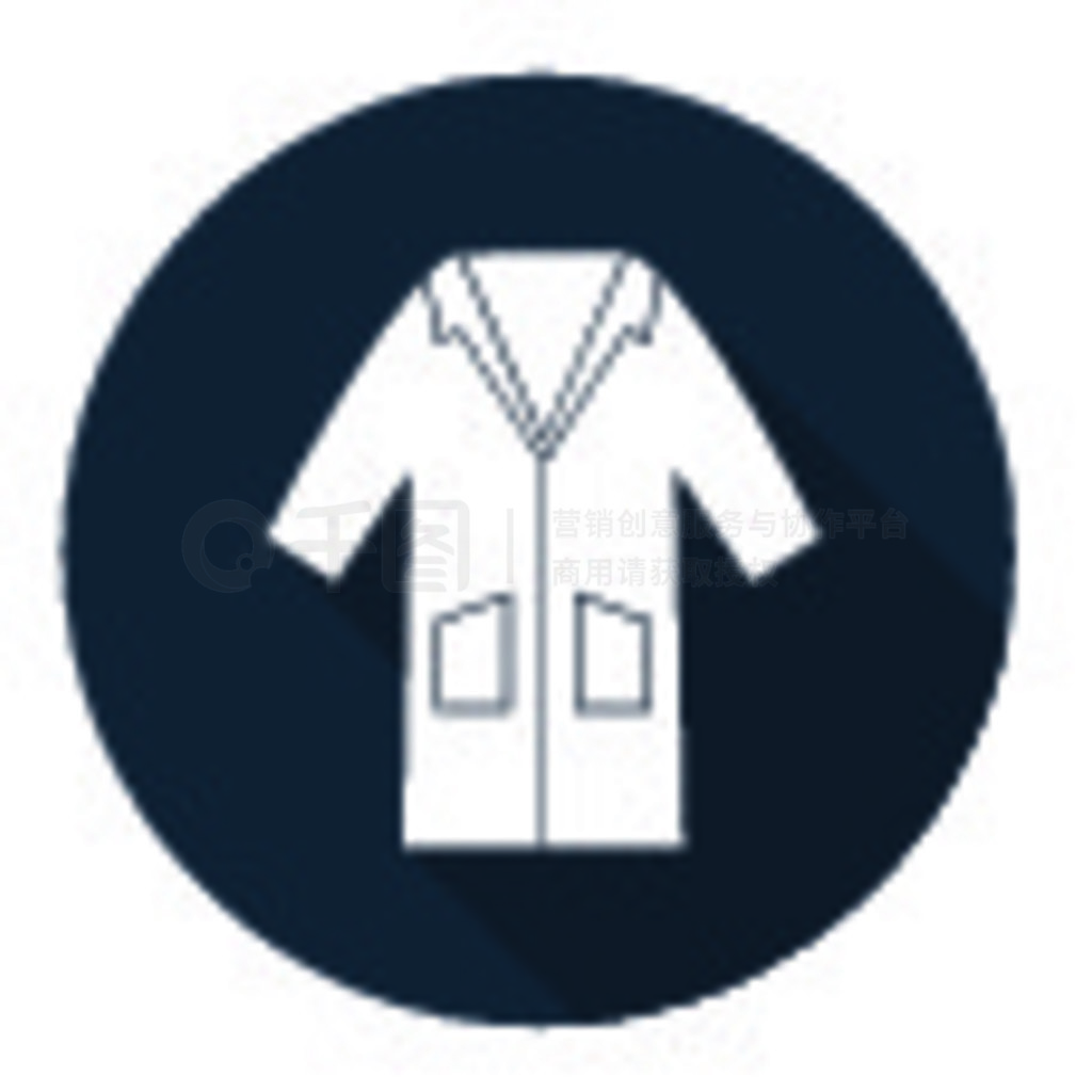 PPE Icon.Wear Smock Symbol Sign Isolate On White Background, Vector Illustration EPS.10