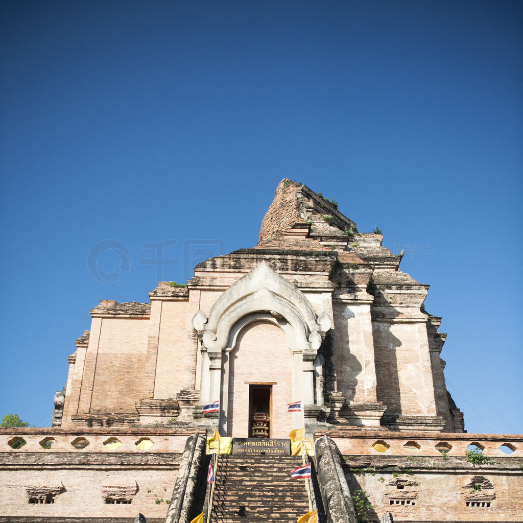 ̩е Wat chedi Luang ̩.. ASIA THAILAND CHIANG WAT CHEDI LUANG