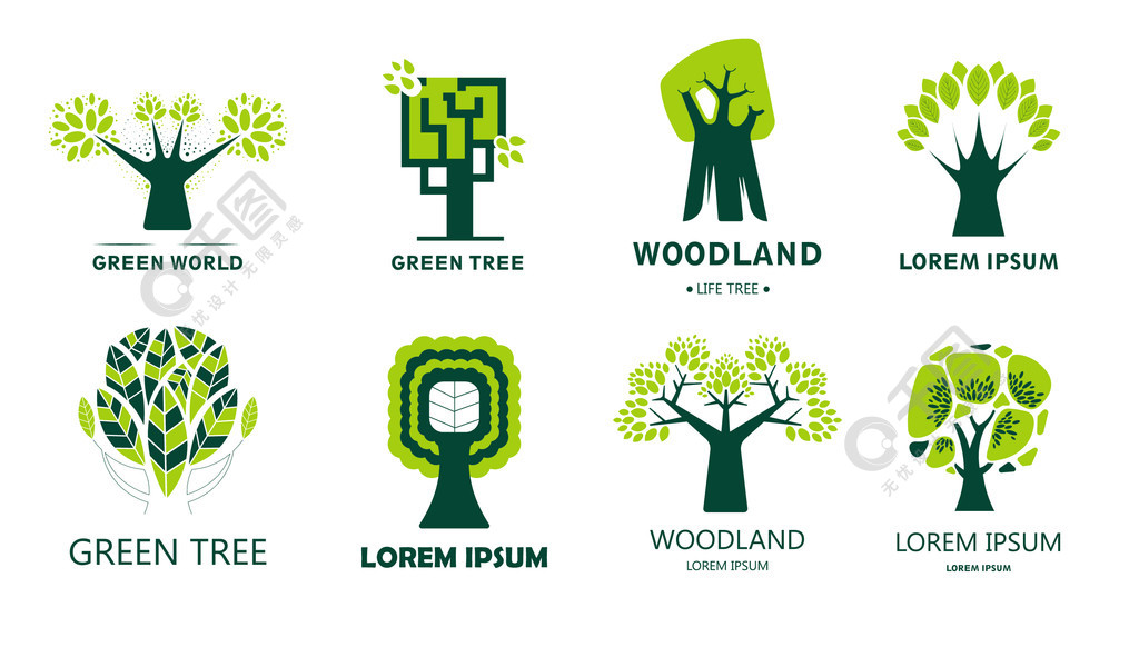 绿化生长拯救地球标志或标志企业形象空气污染预防林地和迎接树隔离