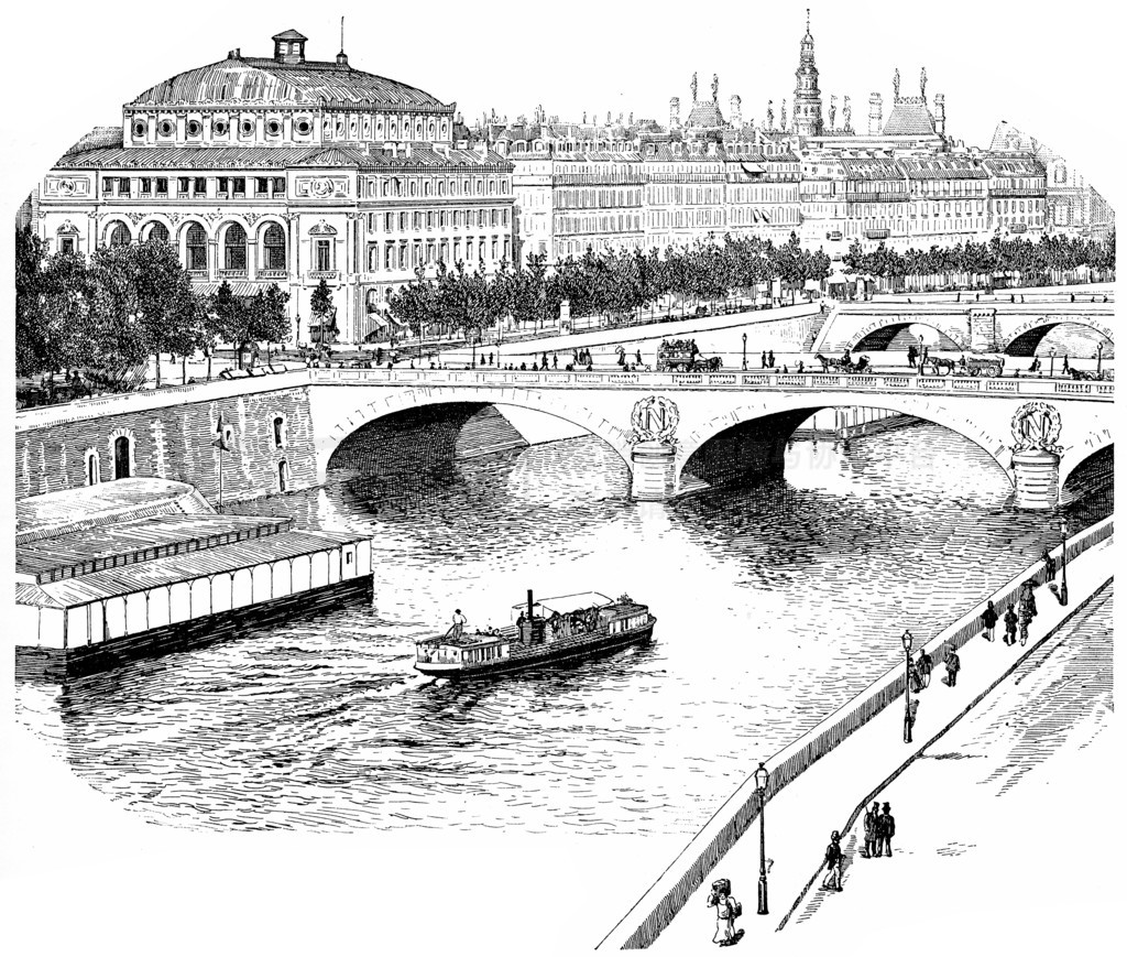 Quai de l’Horloge ɺӣŵ̲ͼ-¹˹ءάͼ 1890 ꡣ