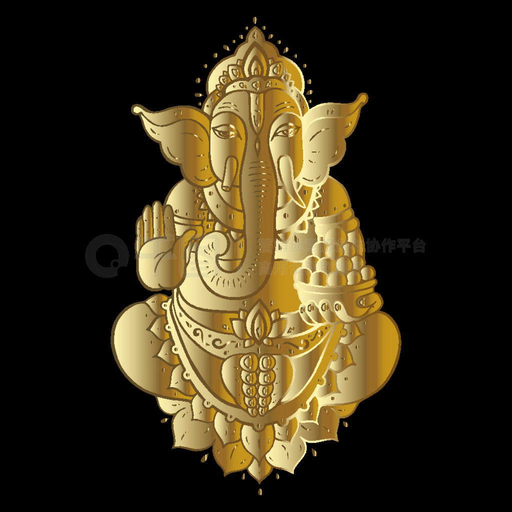 ƵĽɫ Ganapati ڤ롣ӡȽ١ʸֻͼʽڤ